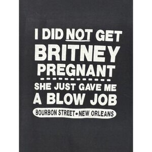 Bourbon Street New Orleans Justin Timberlake Britney Spears Shirt Mens Black  XL